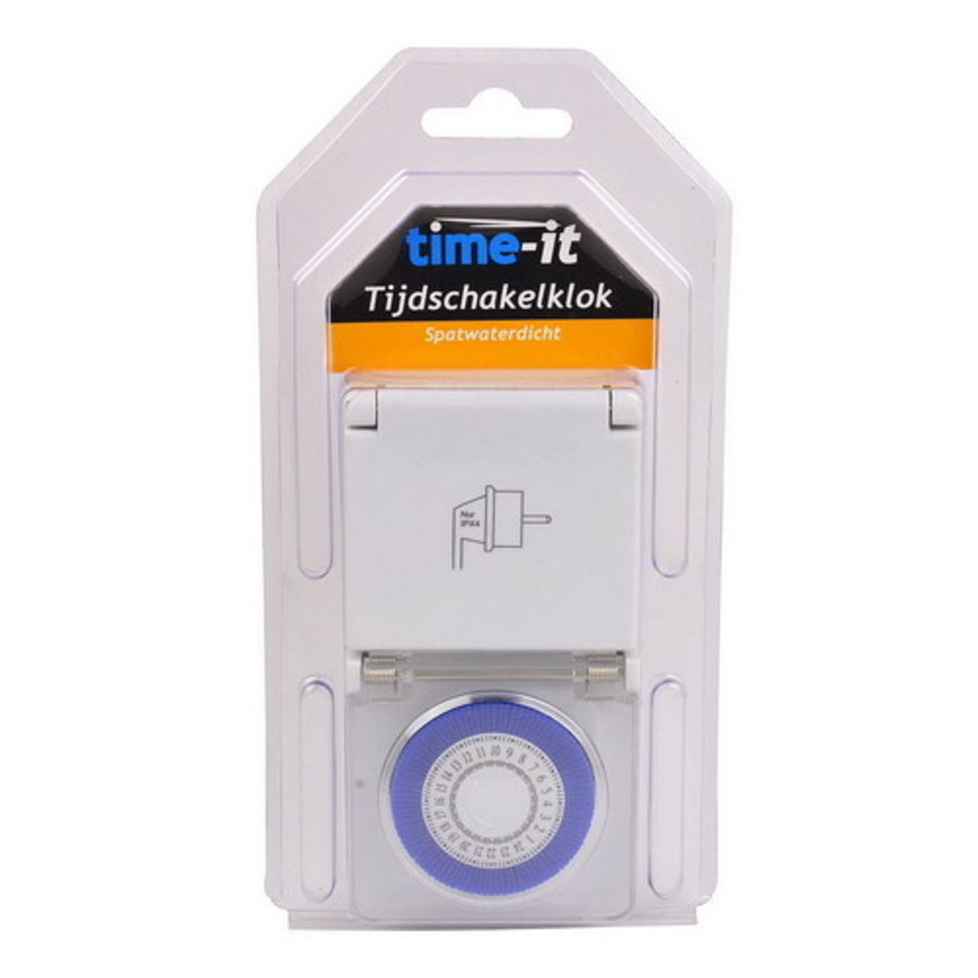 Tijdschakelklok 24 uurs Spatwaterdicht-2