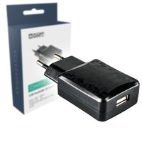 Thuislader 1x USB 2,1A zwart