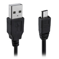 Data en Laadkabel USB-A > Micro USB 1m zwart
