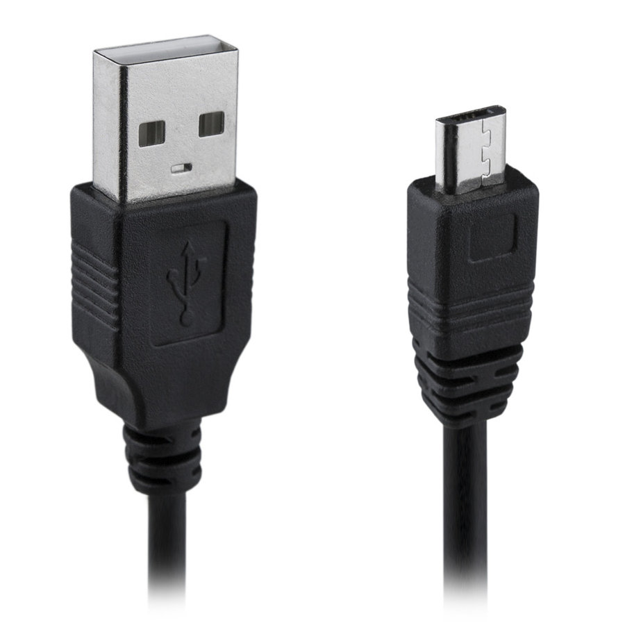 Data en Laadkabel USB-A > Micro USB 1m zwart-1