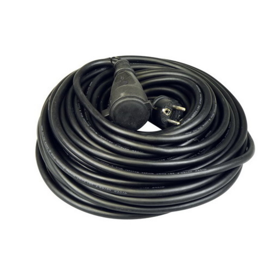 Verlengsnoer 25 meter neopreen 3x1,5mm H07RN-F zwart-1