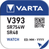 Varta 393 (48W) Silver Oxide mini blister 1