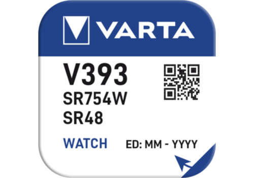  Varta 393 (48W) Silver Oxide mini blister 1 