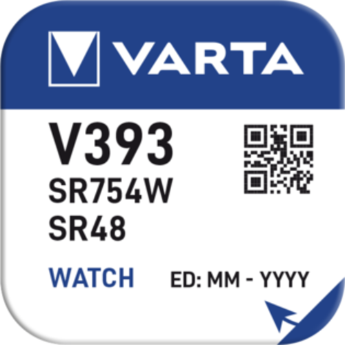  Varta 393 (48W) Silver Oxide mini blister 1 