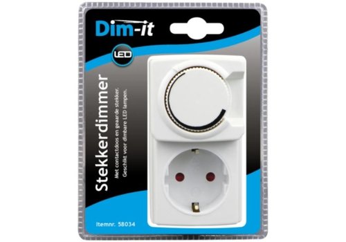  TIME-IT Stekkerdimmer 4-14W tbv LED lampen 