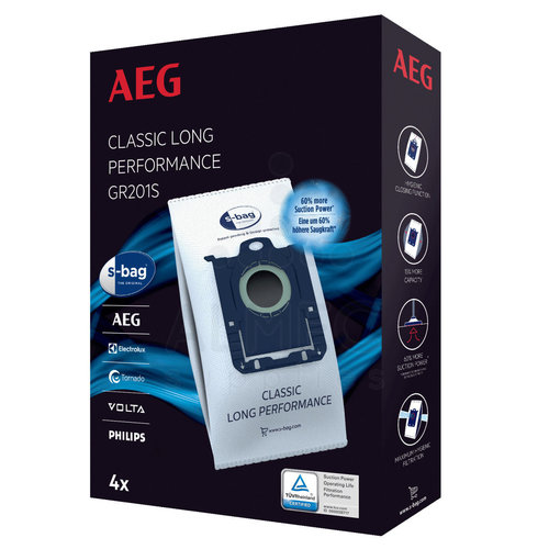  AEG / Electrolux SBAG 2.0 GR201S Stofzuigerzak AEG Verpakking 