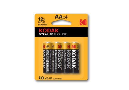  Kodak AA XTRALIFE Alkaline blister 4 