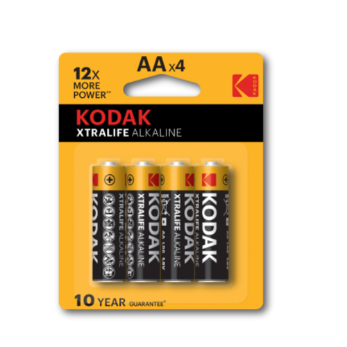  Kodak AA XTRALIFE Alkaline blister 4 