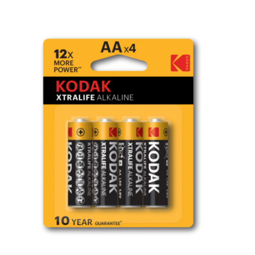  Kodak XTRALIFE alkaline AA/LR6  blister 4 