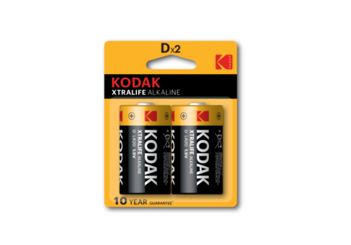  Kodak XTRALIFE Alkaline D / LR20 blister 2 (incl. vwb) 