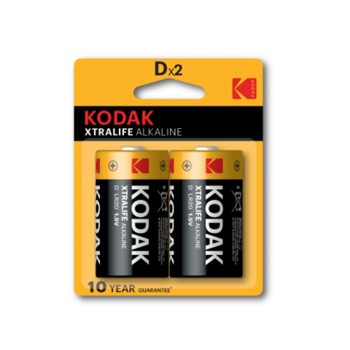  Kodak XTRALIFE Alkaline D/LR20 blister 2 (incl. vwb) 
