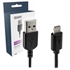 Laadkabel USB-A > Apple 8-pins 2m zwart