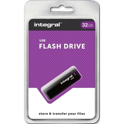  Integral 32GB Black USB3.0 Flash Drive 