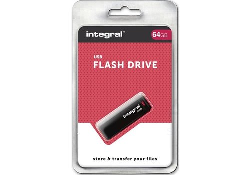  Integral 64GB Black USB3.0 Flash Drive 