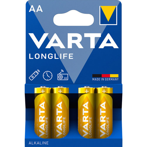  Varta Longlife Alkaline AA/LR6 blister 4 