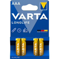 Longlife Alkaline AAA / LR03  blister 4 (incl. vwb)