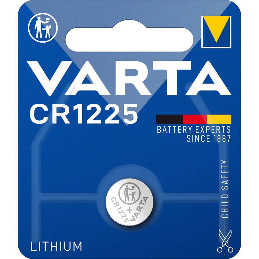 6225 CR1225 Lithium blister 1-1