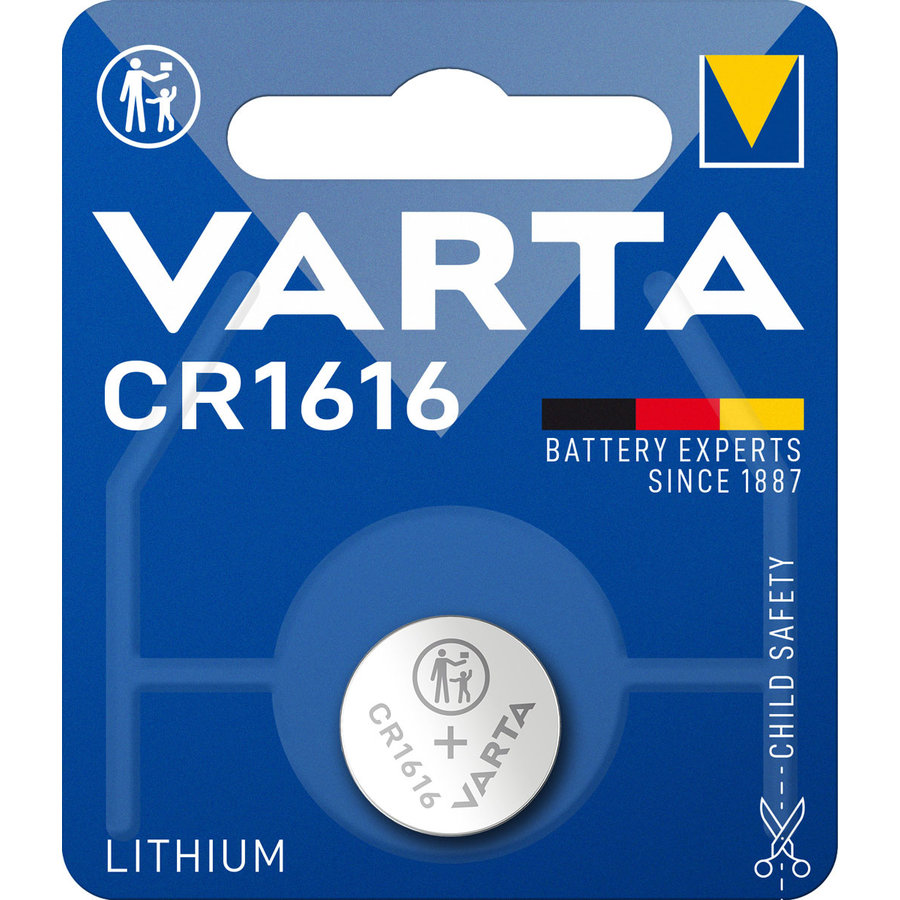 6616 CR1616 Lithium blister 1-1