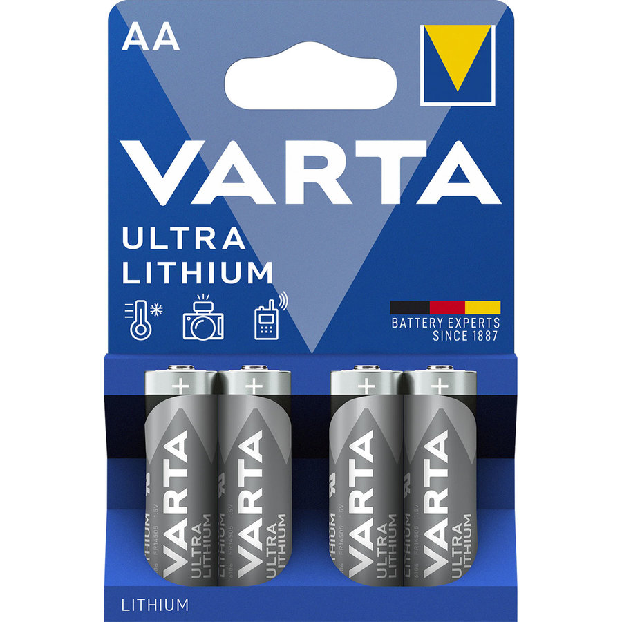6106 AA Lithium blister 4-1