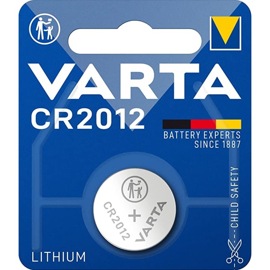 6012 CR2012 Lithium blister 1-1