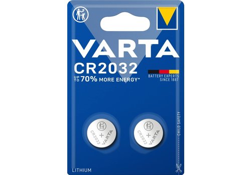  Varta 6032 CR2032 Lithium blister 2 