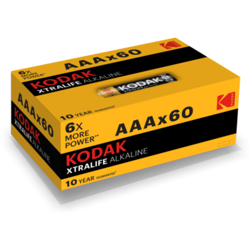  Kodak AAA XTRALIFE Alkaline 60 pack 