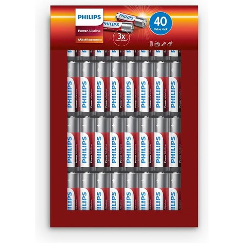  Philips Power Alkaline 40 pack AAA / LR03 
