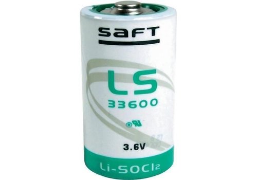  Saft LS33600 D 3,6volt 17000mAh Lithium 