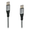 A-DAPT Data en laadkabel USB-C > USB-C 1m PRO grijs