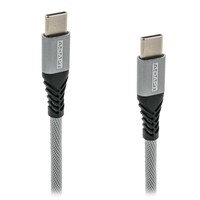 Data en laadkabel USB-C > USB-C 1m PRO grijs