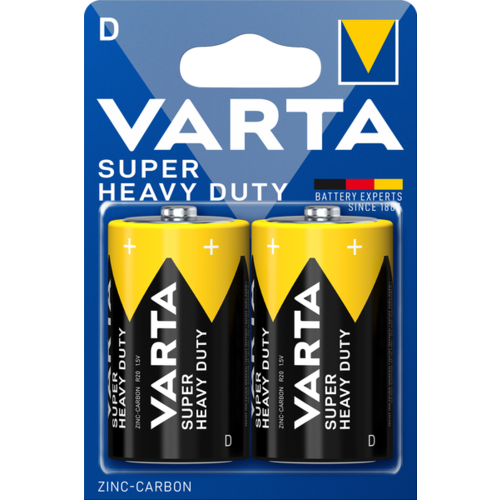  Varta 2020 D Super Heavy Duty blister 2 