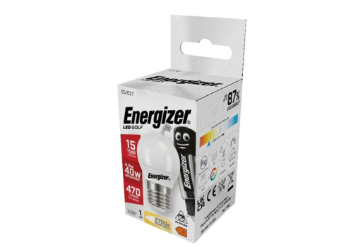  Energizer Kogel E27 4,9W(=40W) 2700K 470LM 