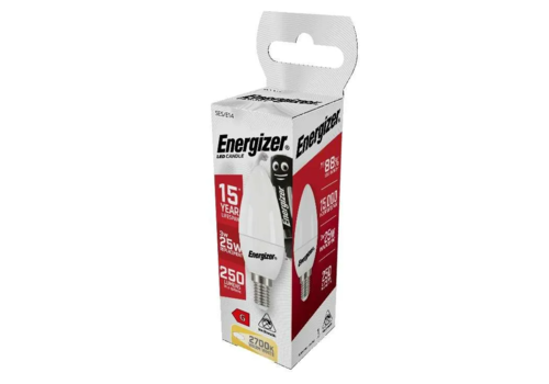  Energizer Kaars E14 3W(=25W) 2700K 250LM 