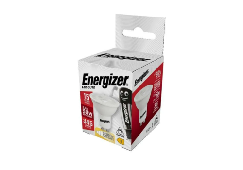  Energizer Spot GU10 3,6W(=50W) 3000K 345LM DIMBAAR 