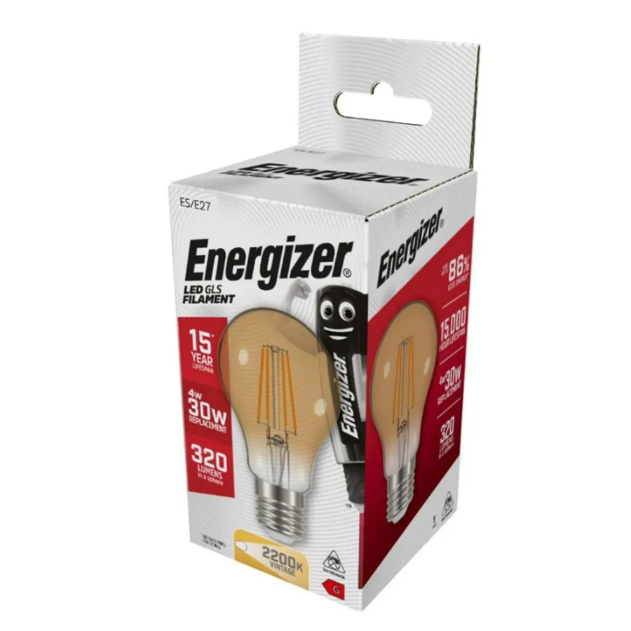 GOLD Filament Normaal E27 4W(=30W) 2200K 320LM-1