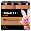 Duracell MN1604 9V Plus 100% Alkaline 4-pack