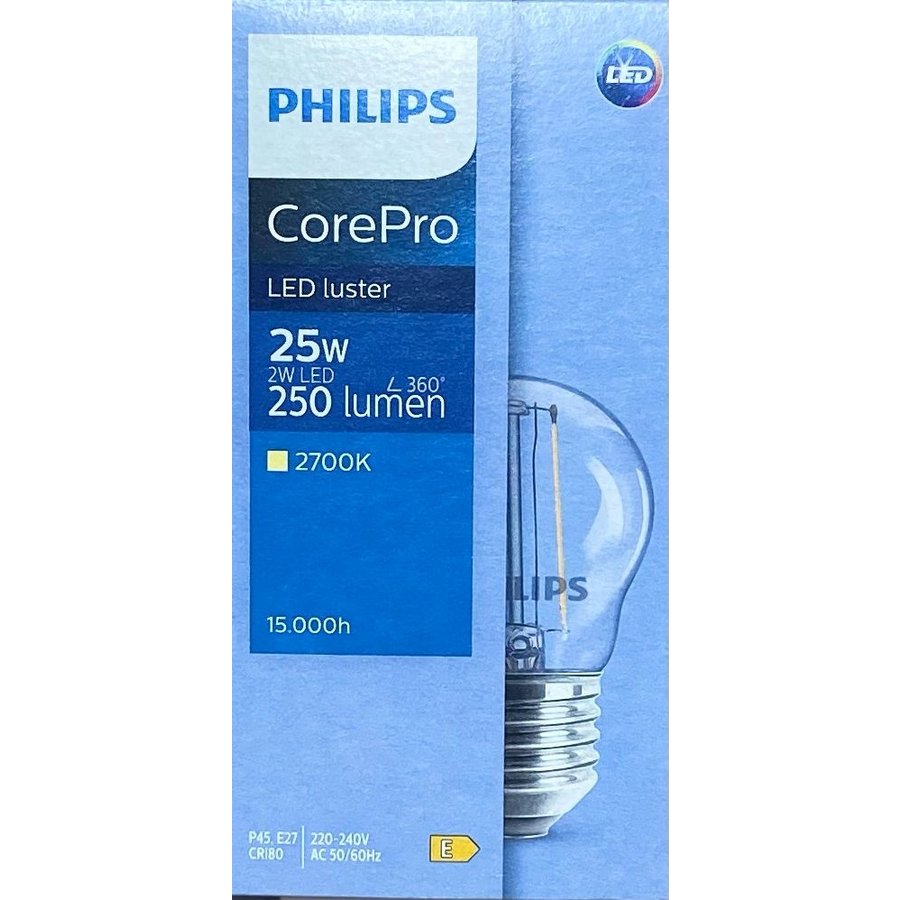 CorePro LEDLuster 2-25W P45 E27 827 CLG Niet Dimbaar-2