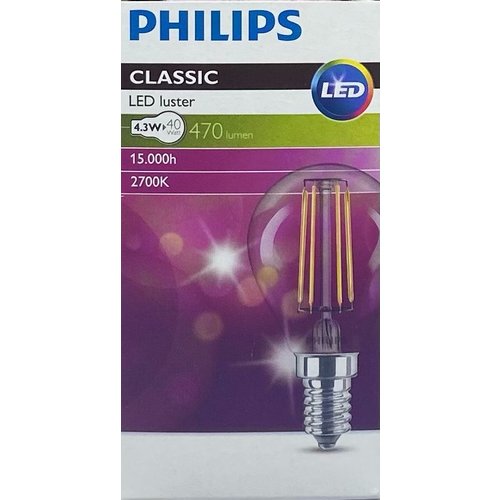  Philips CorePro Kogel 4.3-40W E14 827 Helder 