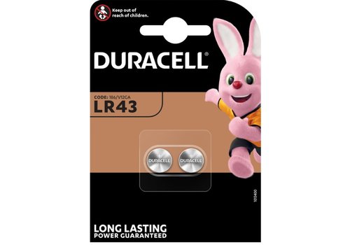  Duracell LR43 / V12GA 1.5V Alkaline blister 2 