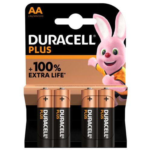 Duracell Plus Alkaline 100% 