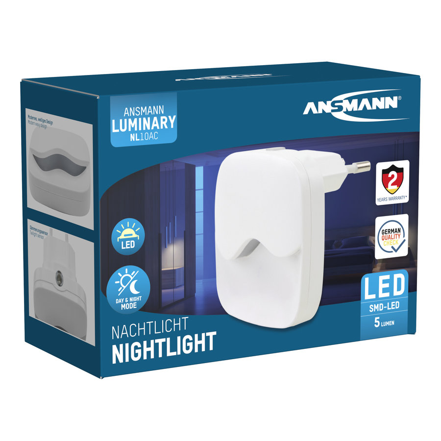 Nachtlamp Day & Night Sensor 3000K 5LM-1