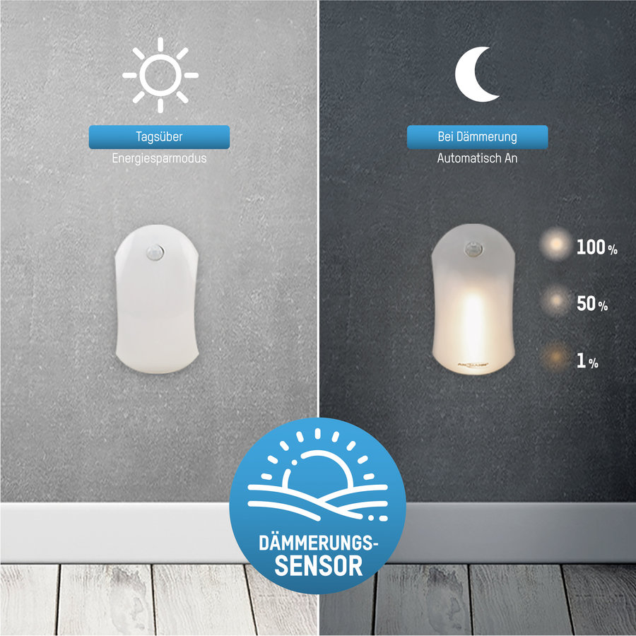 Nachtlamp Magneet Day & Night Sensor 3000K 25LM-6