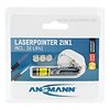 Ansmann Laserpointer Zaklampje 2in1 sleutelhanger  3x LR41