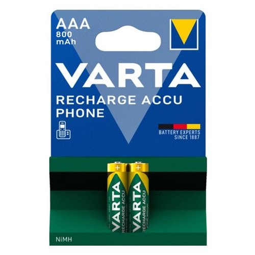  Varta 58398 AAA Phone 800mAh Recharge blister 2 