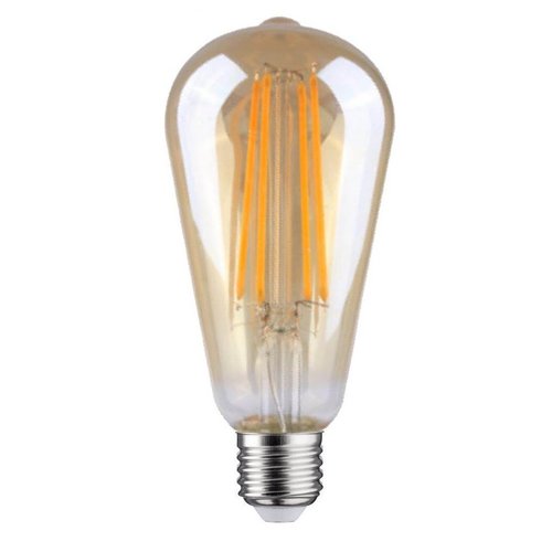  LED Edison 6,6W Filament lamp Dimbaar Amber (incl.  vwb) 