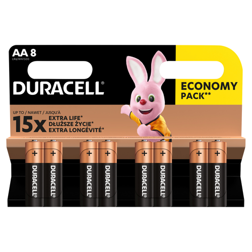  Duracell Basic Alkaline AA/LR06 blister 8 (incl. vwb) 