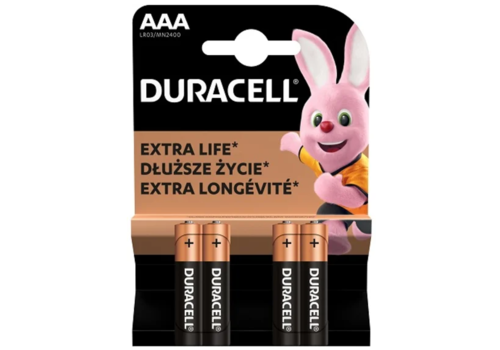  Duracell Basic Alkaline AAA/LR03 blister 4 (incl. vwb) 
