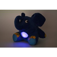 thumb-Knuffel Olifant Nachtlamp + Muziek LED incl 3x AAA-3