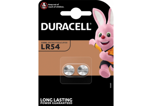  Duracell LR54 1.5V Alkaline blister 2 
