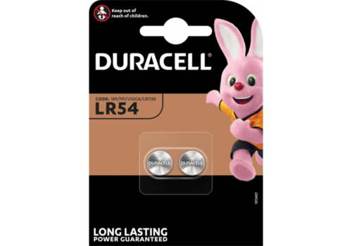  Duracell LR54 / V10GA 1.5V Alkaline blister 2 